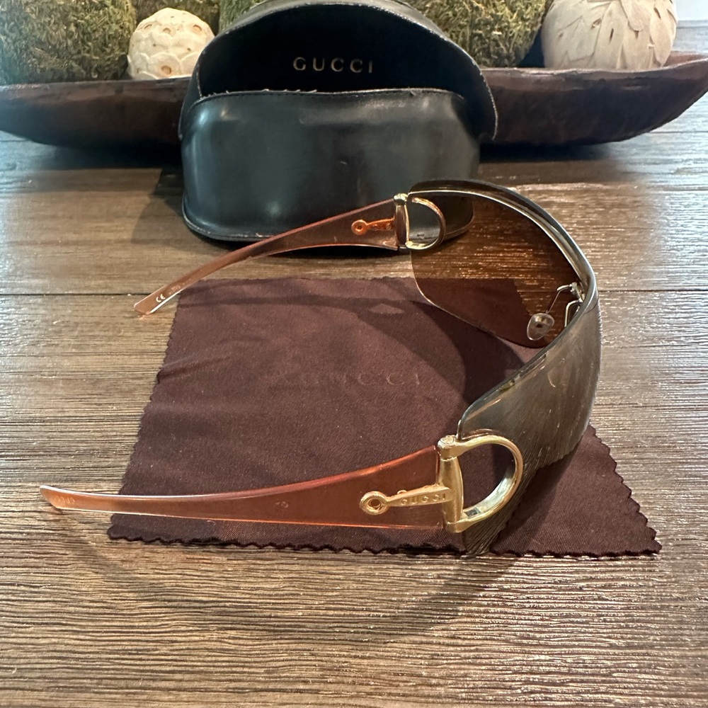 Gucci Gold Sunglasses